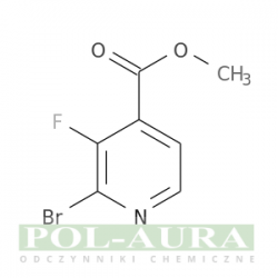 Kwas 4-pirydynokarboksylowy, 2-bromo-3-fluoro-, ester metylowy/ 97% [1214385-66-6]