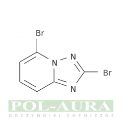 [1,2,4]triazolo[1,5-a]pirydyna, 2,5-dibromo-/ 95% [1214901-64-0]