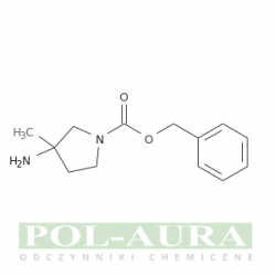 Kwas 1-pirolidynokarboksylowy, 3-amino-3-metylo-, ester fenylometylowy/ 97% [1215020-90-8]
