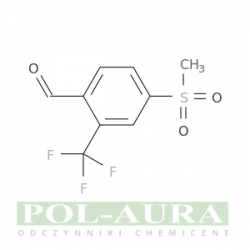 Benzaldehyd, 4-(metylosulfonylo)-2-(trifluorometylo)-/ 97% [1215310-75-0]