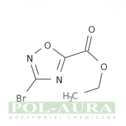 Kwas 1,2,4-oksadiazolo-5-karboksylowy, 3-bromo-, ester etylowy/ 98% [121562-09-2]