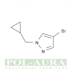 1h-pirazol, 4-bromo-1-(cyklopropylometyl)-/ 98% [1216152-26-9]