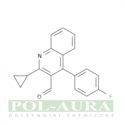 3-chinolinokarboksyaldehyd, 2-cyklopropylo-4-(4-fluorofenylo)-/ 97% [121660-37-5]