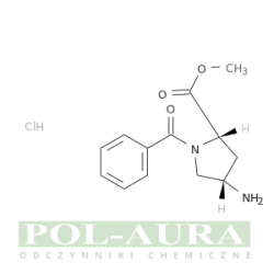 L-prolina, 4-amino-1-benzoilo-, ester metylowy, chlorowodorek (1:1), (4s)-/ 95% [1217476-22-6]