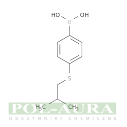 Boronic acid, B-[4-[(2-methylpropyl)thio]phenyl]-/ min. 95% [1217500-97-4]