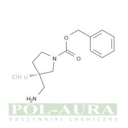 Kwas 1-pirolidynokarboksylowy, 3-(aminometylo)-, ester fenylometylowy, chlorowodorek (1:1), (3r)-/ 95% [1217726-65-2]