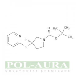 1-Pyrrolidinecarboxylic acid, 3-(2-pyridinylthio)-, 1,1-dimethylethyl ester, (3R)-/ 95% [1217850-83-3]