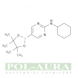 2-pirymidynoamina, n-cykloheksylo-5-(4,4,5,5-tetrametylo-1,3,2-dioksaborolan-2-ylo)-/ 95% [1218789-35-5]