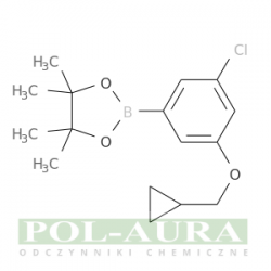 1,3,2-dioksaborolan, 2-[3-chloro-5-(cyklopropylometoksy)fenylo]-4,4,5,5-tetrametylo-/ 96% [1218789-44-6]