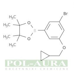 1,3,2-dioksaborolan, 2-[3-bromo-5-(cyklopropylometoksy)fenylo]-4,4,5,5-tetrametylo-/ 95% [1218789-49-1]