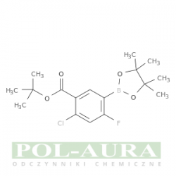 Kwas benzoesowy, 2-chloro-4-fluoro-5-(4,4,5,5-tetrametylo-1,3,2-dioksaborolan-2-ylo)-, ester 1,1-dimetyloetylowy/ 98% [1218789- 89-9]