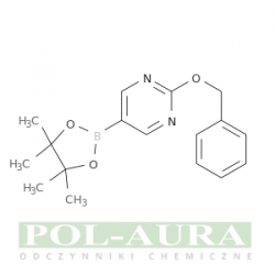 Pyrimidine, 2-(phenylmethoxy)-5-(4,4,5,5-tetramethyl-1,3,2-dioxaborolan-2-yl)-/ 96% [1218791-34-4]