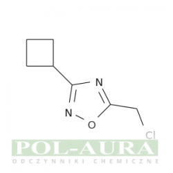1,2,4-oksadiazol, 5-(chlorometylo)-3-cyklobutylo-/ 95% [1221278-57-4]