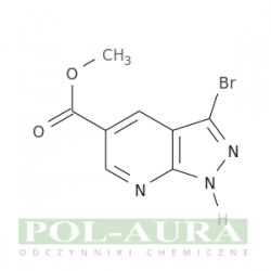 Kwas 1h-pirazolo[3,4-b]pirydyno-5-karboksylowy, 3-bromo-, ester metylowy/ 96+% [1221288-27-2]