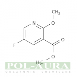 Kwas 3-pirydynokarboksylowy, 5-fluoro-2-metoksy-, ester metylowy/ 98% [122433-52-7]