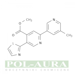 Kwas [2,3'-bipirydyno]-4-karboksylowy, 5'-metylo-5-(2-tiazolilo)-, ester metylowy/ 95% [1224846-10-9]