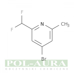 Pirydyna, 4-bromo-2-(difluorometylo)-6-metylo-/ 95% [1226800-12-9]