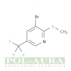 Pirydyna, 3-bromo-2-(metylotio)-5-(trifluorometylo)-/ 97% [1226808-64-5]