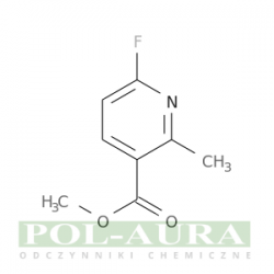 Kwas 3-pirydynokarboksylowy, 6-fluoro-2-metylo-, ester metylowy/ 95% [1227595-02-9]