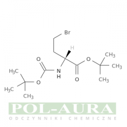 Kwas butanowy, 4-bromo-2-[[(1,1-dimetyloetoksy)karbonylo]amino]-, ester 1,1-dimetyloetylowy, (2r)-/ 95% [123004-74-0]