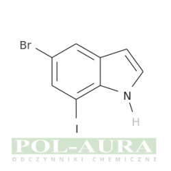 1h-indol, 5-bromo-7-jodo-/ 95% [123020-20-2]