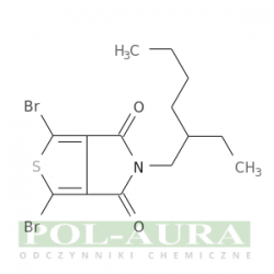 4h-tieno[3,4-c]pirolo-4,6(5h)-dion, 1,3-dibromo-5-(2-etyloheksylo)-/ 98% [1231160-83-0]