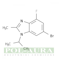 1h-benzimidazol, 6-bromo-4-fluoro-2-metylo-1-(1-metyloetylo)-/ 98% [1231930-33-8]