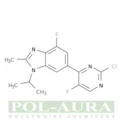 1h-benzimidazol, 6-(2-chloro-5-fluoro-4-pirymidynylo)-4-fluoro-2-metylo-1-(1-metyloetylo)-/ 98% [1231930-42-9]