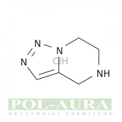 [1,2,3]triazolo[1,5-a]pirazyny, 4,5,6,7-tetrahydro-, chlorowodorek (1:1)/ 95% [123308-28-1]