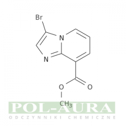 Kwas imidazo[1,2-a]pirydyno-8-karboksylowy, 3-bromo-, ester metylowy/ 97% [1234616-47-7]