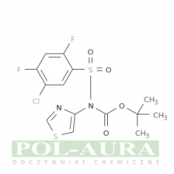 Carbamic acid, N-[(5-chloro-2,4-difluorophenyl)sulfonyl]-N-4-thiazolyl-, 1,1-dimethylethyl ester/ 95% [1235406-85-5]