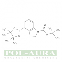 Kwas 1h-indolo-1-karboksylowy, 2,3-dihydro-4-(4,4,5,5-tetrametylo-1,3,2-dioksaborolan-2-ylo)-, ester 1,1-dimetyloetylowy/ 95 % [1235451-62-3]