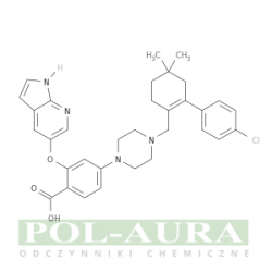 Kwas benzoesowy, 4-[4-[[2-(4-chlorofenylo)-4,4-dimetylo-1-cykloheksen-1-ylo]metylo]-1-piperazynylo]-2-(1h-pirolo[2,3) -b]pirydyn-5-yloksy)-/ 98% [1235