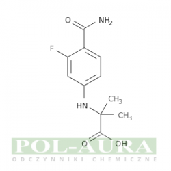 Alanine, N-[4-(aminocarbonyl)-3-fluorophenyl]-2-methyl-/ 95% [1242137-20-7]