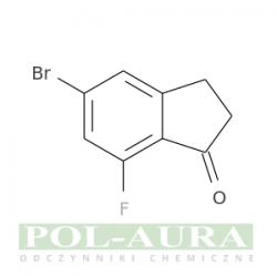 1h-inden-1-on, 5-bromo-7-fluoro-2,3-dihydro-/ 98% [1242157-14-7]