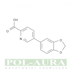 Kwas 2-pirydynokarboksylowy, 5-(1,3-benzodioksol-5-ilo)-/ 98% [1242339-65-6]