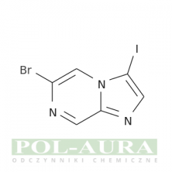 Imidazo[1,2-a]pirazyna, 6-bromo-3-jodo-/ 98% [1245644-42-1]