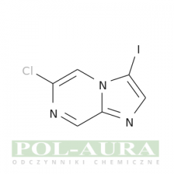 Imidazo[1,2-a]pirazyna, 6-chloro-3-jodo-/ 97% [1245645-10-6]