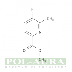 Kwas 2-pirydynokarboksylowy, 5-fluoro-6-metylo-, ester metylowy/ 98% [1245647-61-3]