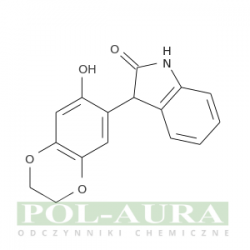 2h-indol-2-on, 3-(2,3-dihydro-7-hydroksy-1,4-benzodioksyn-6-ylo)-1,3-dihydro-/ 90% [1245647-80-6]