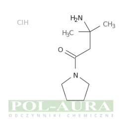 1-Butanone, 3-amino-3-methyl-1-(1-pyrrolidinyl)-, hydrochloride (1:1)/ min. 97% [1246471-46-4]