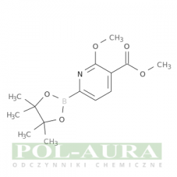 3-Pyridinecarboxylic acid, 2-methoxy-6-(4,4,5,5-tetramethyl-1,3,2-dioxaborolan-2-yl)-, methyl ester/ 98% [1246765-27-4]