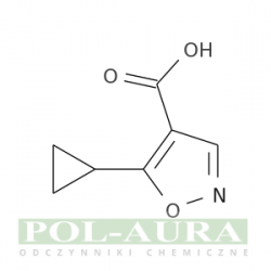 Kwas 4-izoksazolokarboksylowy, 5-cyklopropylo-/ 98% [124845-04-1]