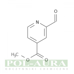 Kwas 4-pirydynokarboksylowy, 2-formylo-, ester metylowy/ 98% [125104-34-9]