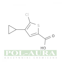 Kwas 2-tiofenokarboksylowy, 5-chloro-4-cyklopropylo-/ 95% [1252900-85-8]