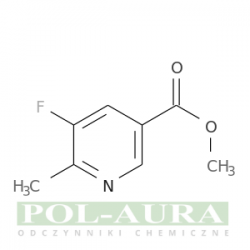 Kwas 3-pirydynokarboksylowy, 5-fluoro-6-metylo-, ester metylowy/ 98% [1253383-91-3]