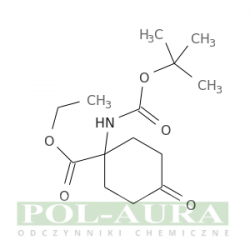 Kwas cykloheksanokarboksylowy, 1-[[(1,1-dimetyloetoksy)karbonylo]amino]-4-okso-, ester etylowy/ 97% [1253791-63-7]