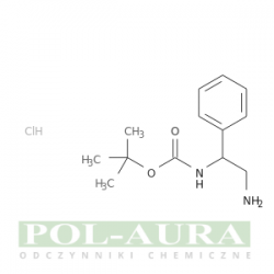 Kwas karbaminowy, n-(2-amino-1-fenyloetylo)-, ester 1,1-dimetyloetylowy, chlorowodorek (1:1)/ 95% [1253955-71-3]