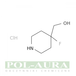 4-piperydynometanol, 4-fluoro-, chlorowodorek (1:1)/ 97% [1254115-16-6]