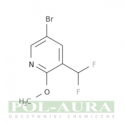 Pirydyna, 5-bromo-3-(difluorometylo)-2-metoksy-/ 95% [1254123-51-7]